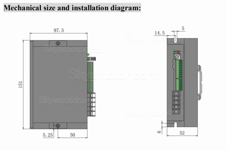 3相 ブラシレス モータ ドライバ BLDC モーター ドライバ BLD-750 18~50VDC (24V/48V 600W/750W BLDCモーター用)